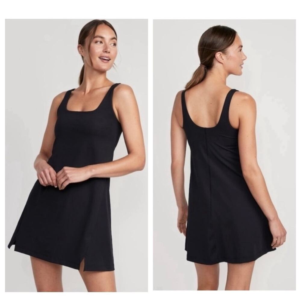 Old Navy Powersoft Active Dress in Black - Size S